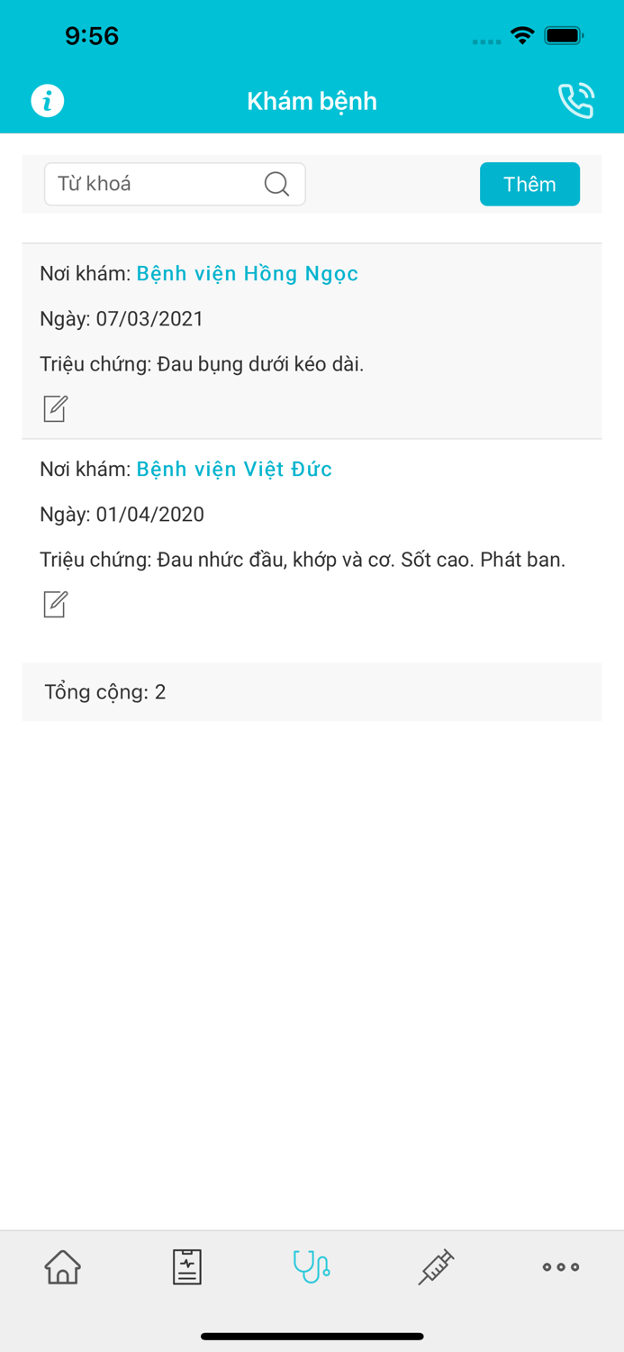 Y bạ điện tử Doctor Anywhere