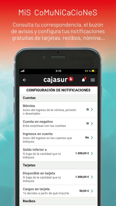 How to cancel & delete Cajasur from iphone & ipad 4
