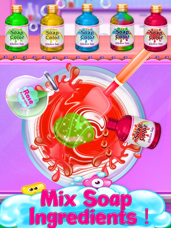 Soap Making and Cutting Game