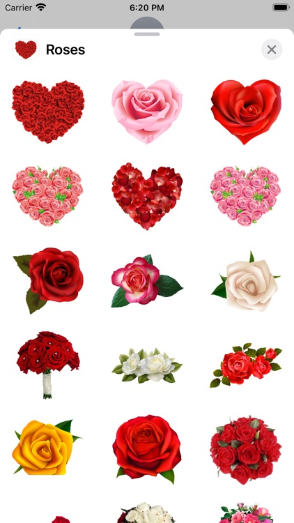 Roses to Love Stickers