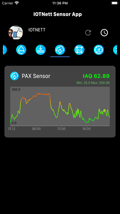 IOTNett Sensor App screenshot 3