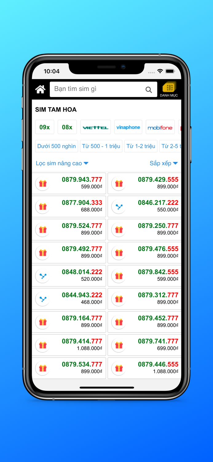 Chợ Sim - Số đẹp