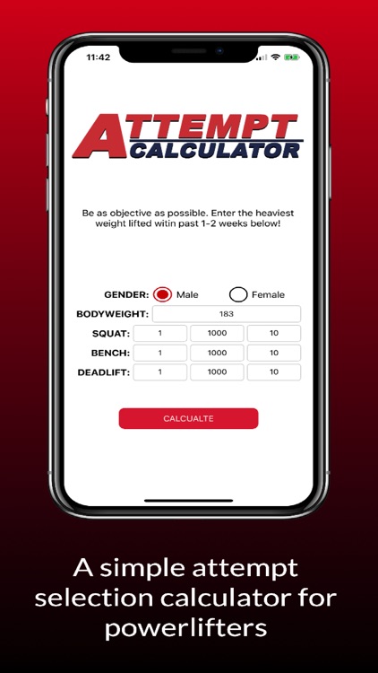 Powerlifting Attempt Calculatr