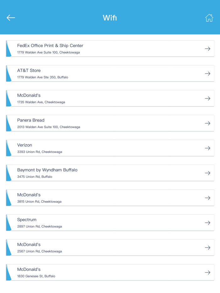 Buffalo City Wifi Hotspots