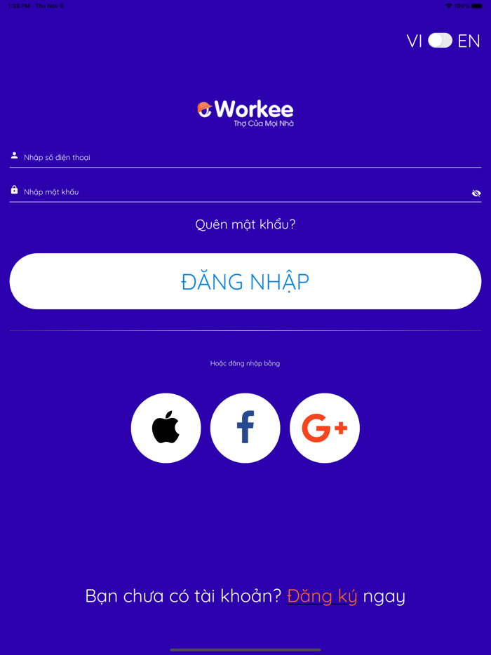 eWorkee - Thợ Của Mọi Nhà