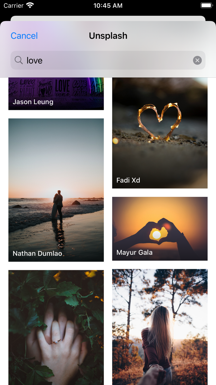 Color Photo Calendar Widget