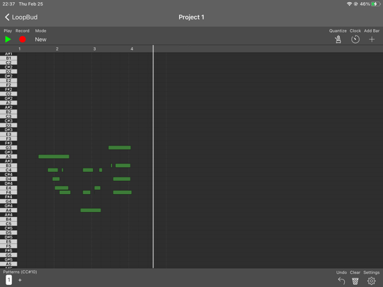 LoopBud - AUv3 MIDI Recorder screenshot 3