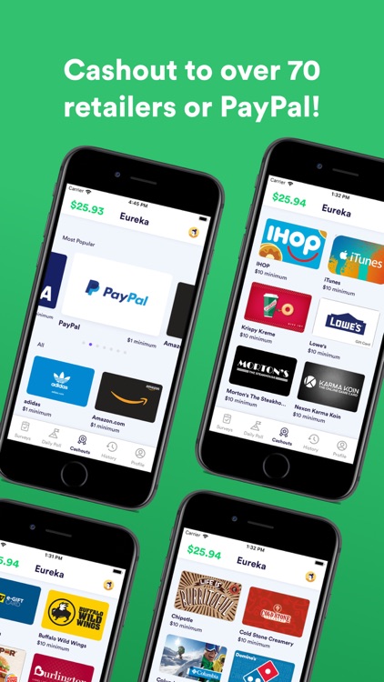 Eureka: Earn money for surveys