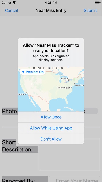 Near Miss Tracker screenshot-3