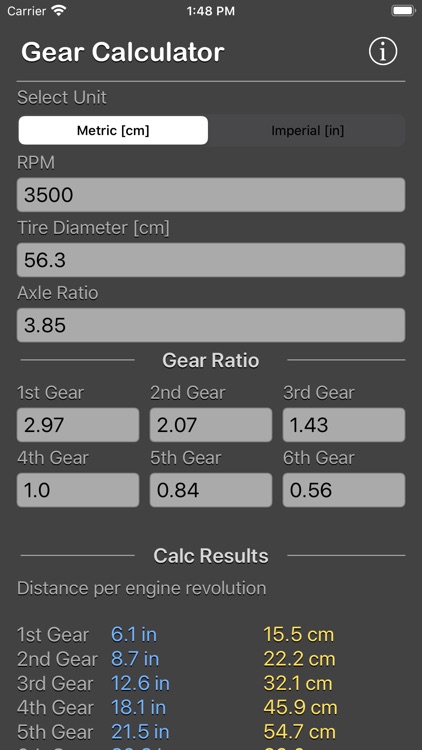 Gear Calculator Plus