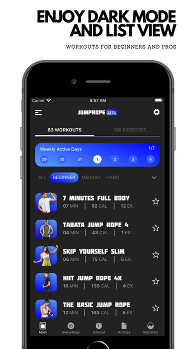 Jump Rope Training App screenshot 2