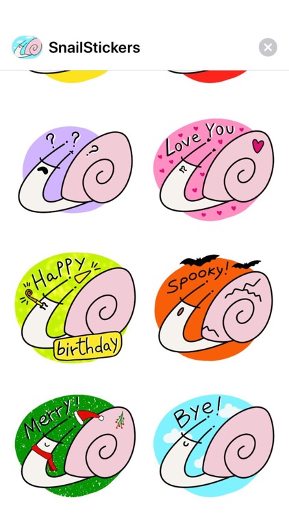 Sticker Snail Pack screenshot-3