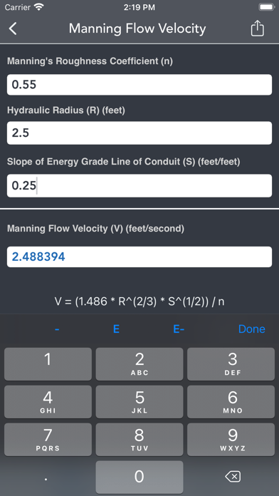 Waterworks Calculations screenshot 3