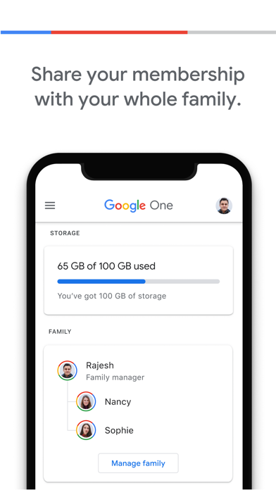 Google One screenshot 5