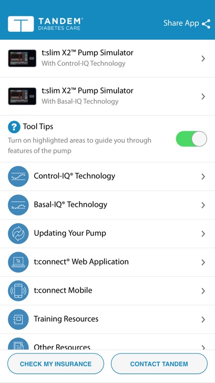 t:simulator™ App