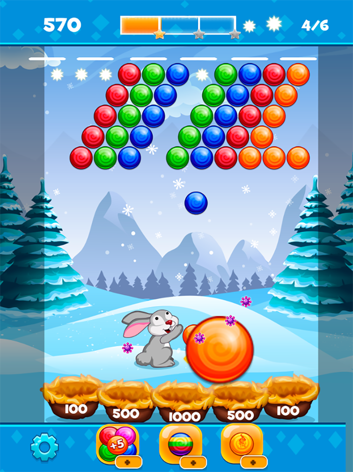 bubble rabbit -bubble shooter