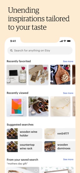 Etsy: Custom & Creative Goods app screenshot