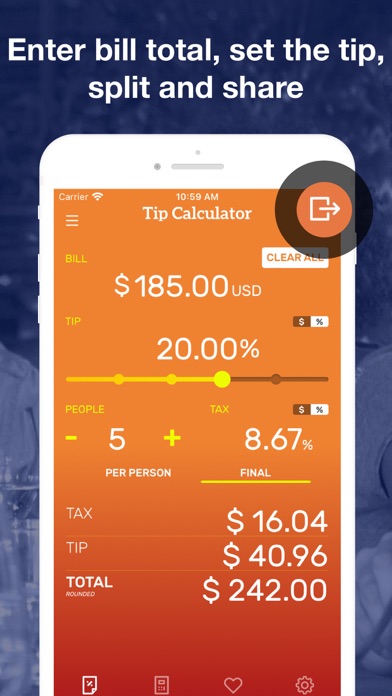 How to cancel & delete Tip Calculator & Bill Split from iphone & ipad 4