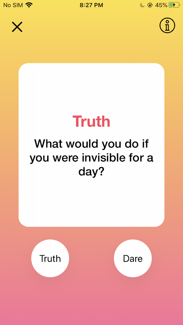 Party Never Have I Ever QA