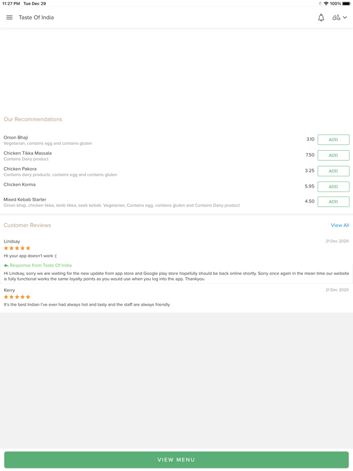 Taste Of India-BL8 1LB