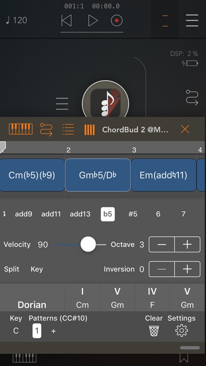 ChordBud 2 AUv3 MIDI Sequencer
