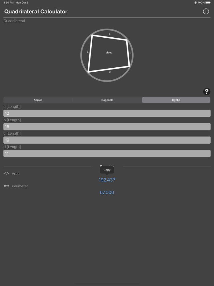 Quadrilateral Calculator
