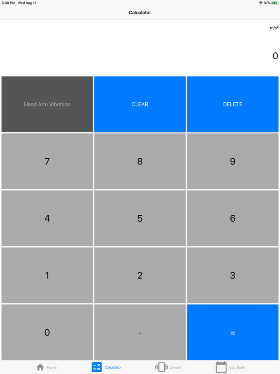 HAV Calculator screenshot 2