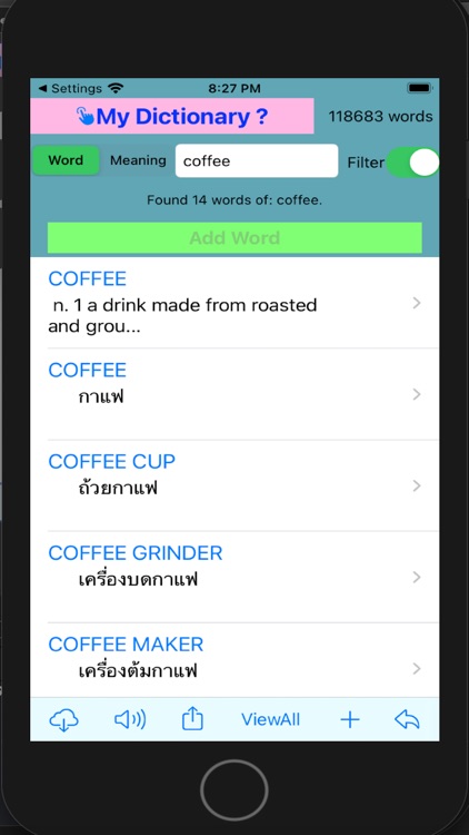 Quick Eng Thai Any Dictionary
