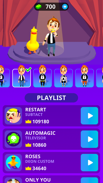 screenshot of Rhythm Games 1