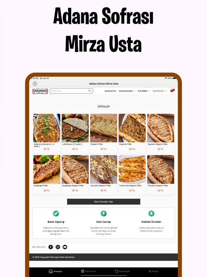 Adana Sofrası Mirza Usta