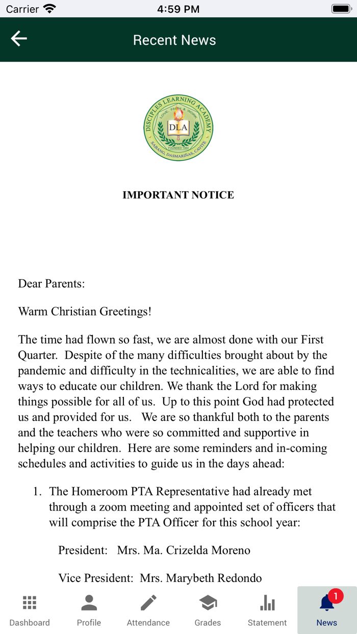 Disciples Learning Academy