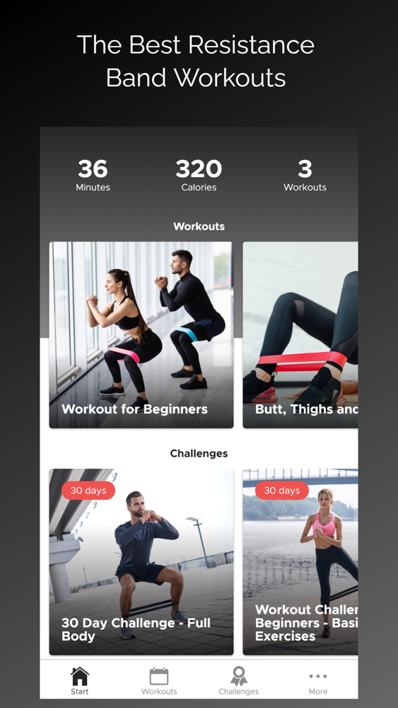 Resistance Band Workout Plan App for iPhone Free Download Resistance