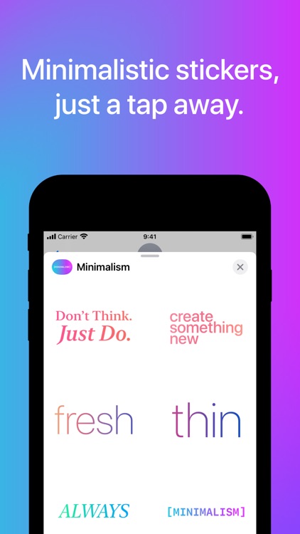Minimalism Sticker Pack