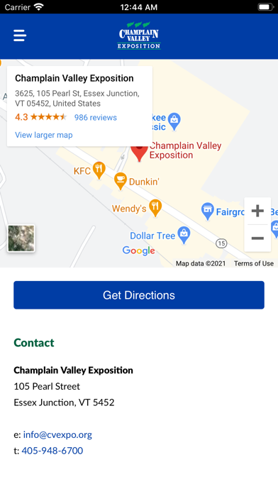 Champlain Valley Expo screenshot 2