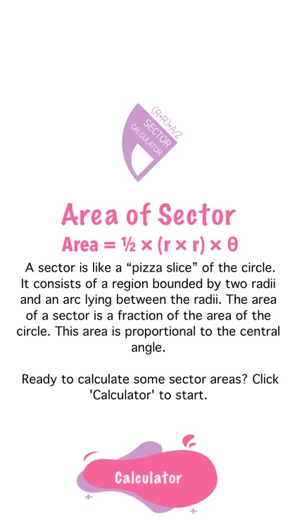 Area Of Sector Calculator