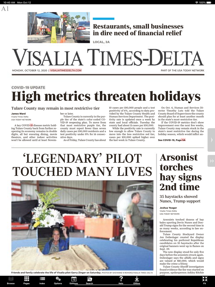 Visalia Times-Delta Print