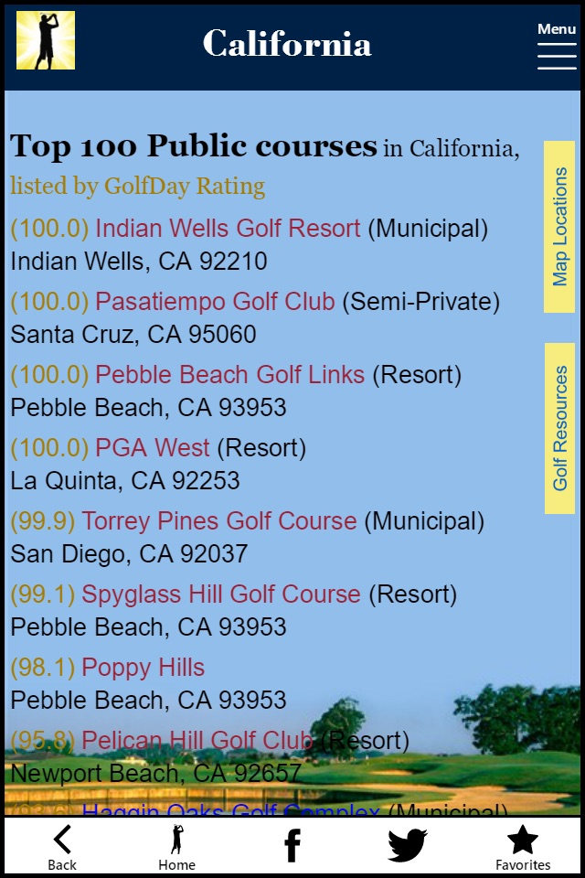 GolfDay California screenshot 3