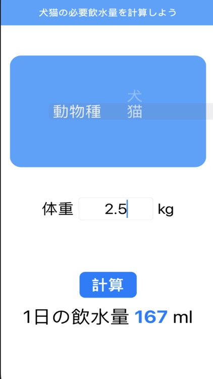 犬猫水分量計算機