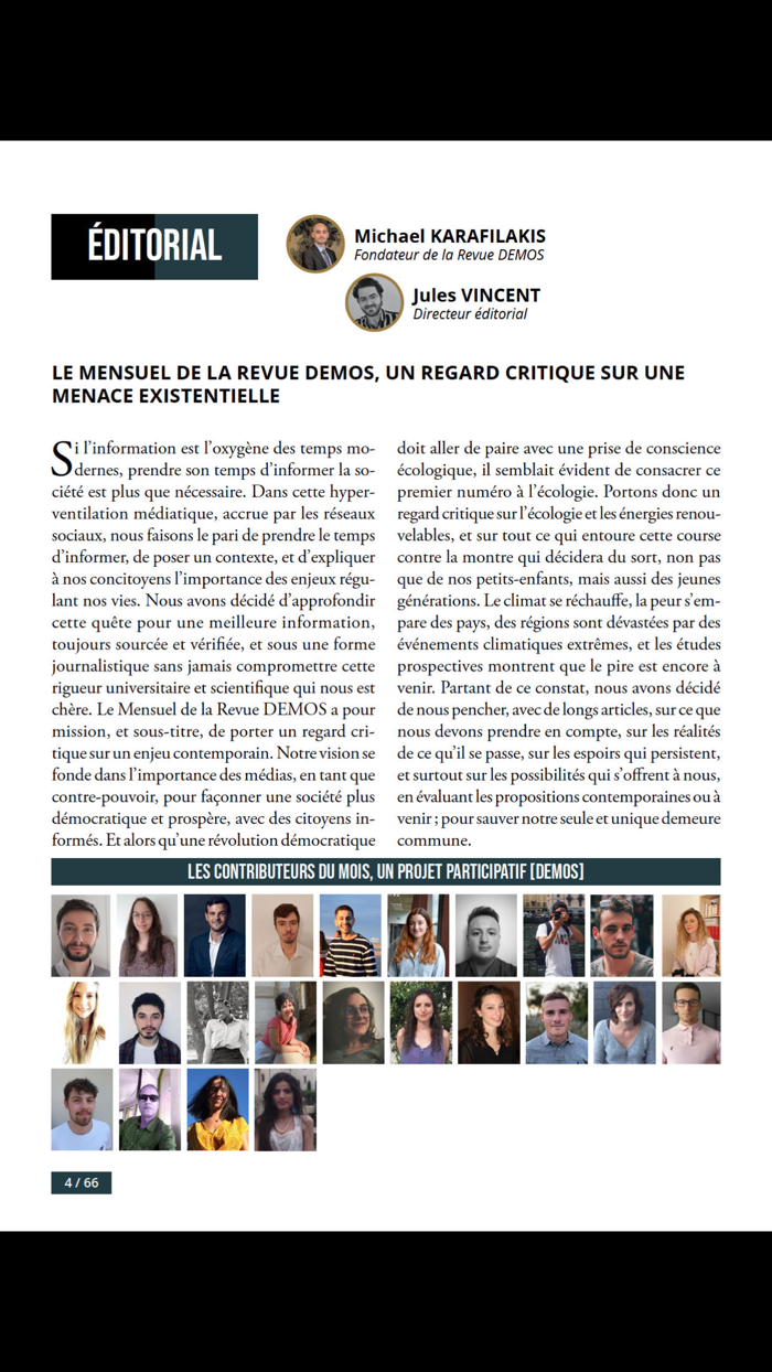 La Revue DEMOS