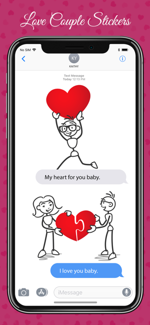 Love Couple Stickers Messages(圖4)-速報App