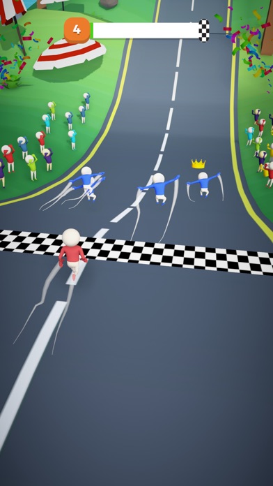 Hill Run Race- Flying Stickman screenshot 3