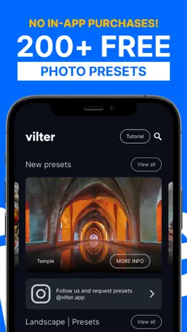 Game screenshot Photo Presets - Vilter mod apk