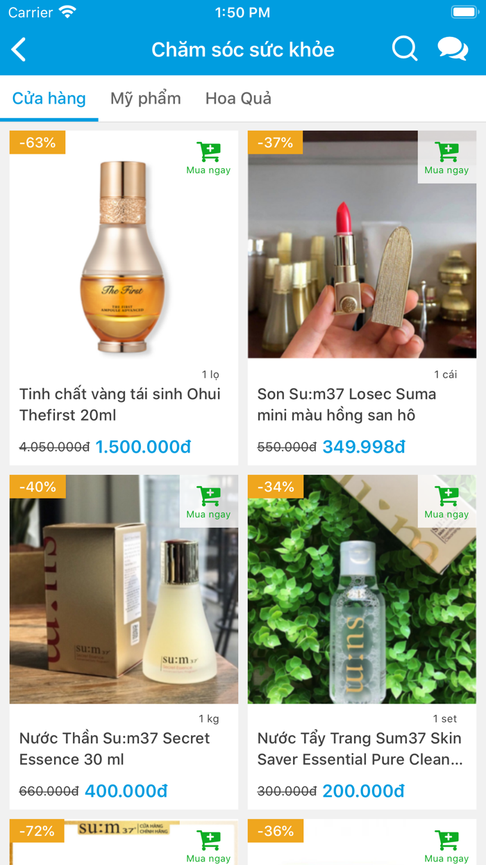 SỨC KHỎE TRƯỜNG THỌ