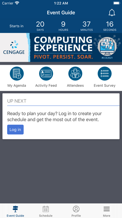 Cengage Events screenshot 2
