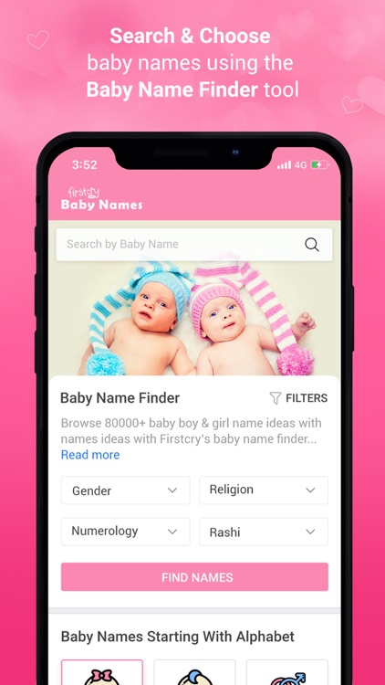 FirstCry Baby Names Finder