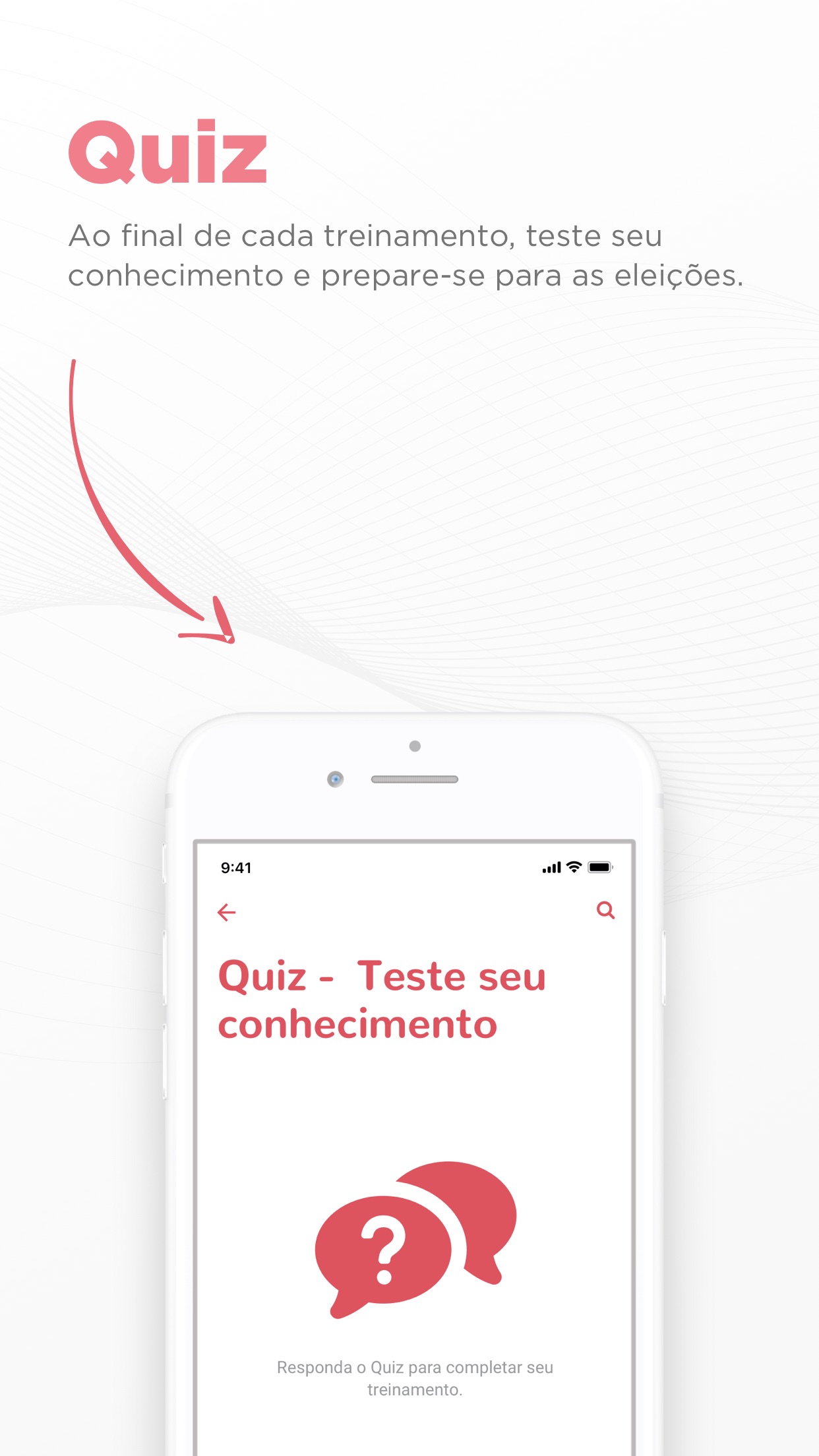 Screenshot do app Mesário