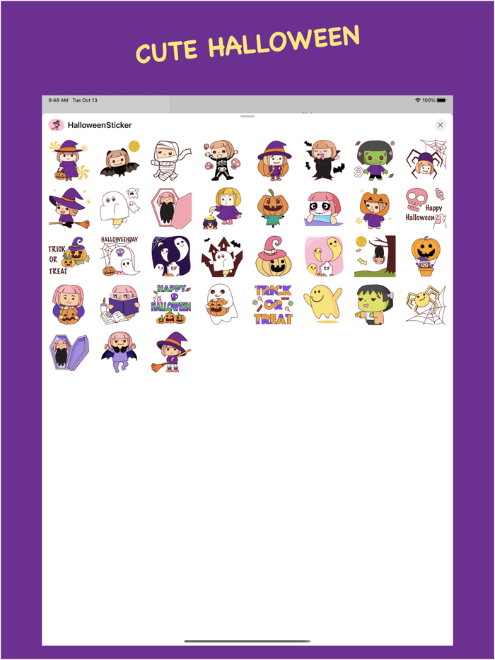 Halloween Sticker Cute