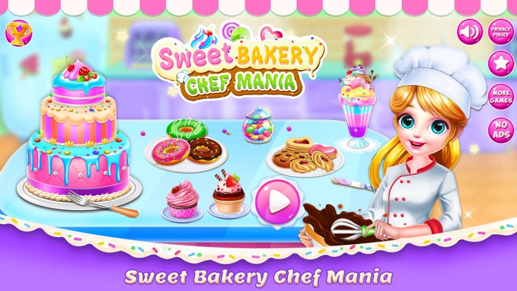 Sweet Bakery Kitchen Fever screenshot-0