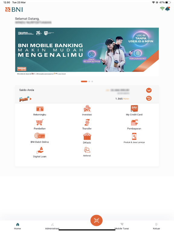 Bni Mobile Banking By Pt Bank Negara Indonesia Persero Tbk Ios United States Searchman App Data Information
