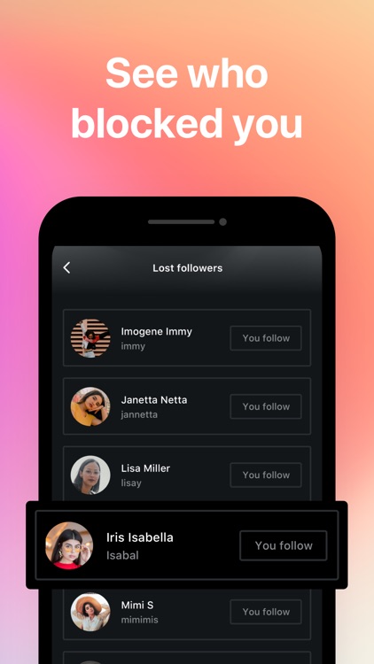 View: Followers Tracker